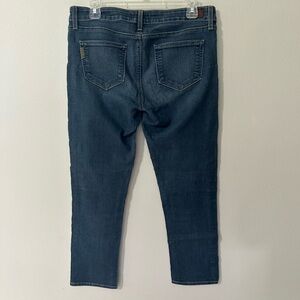 PAIGE Women's Ankle & Cropped Jeans - Dark Blue